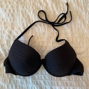 Black push-up bikini swim top from H&M